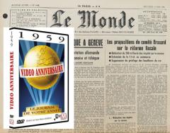 Journal ancien 1959 et son Dvd