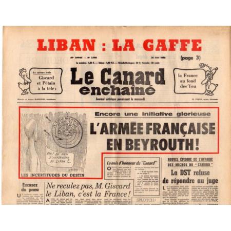 Journal CANARD ENCHAINE 1976