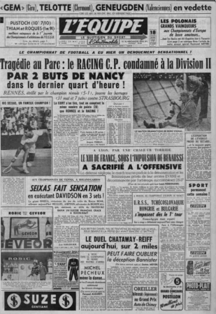 Journal l'équipe 1953