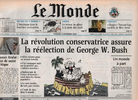 Journal de naissance LE MONDE 2004