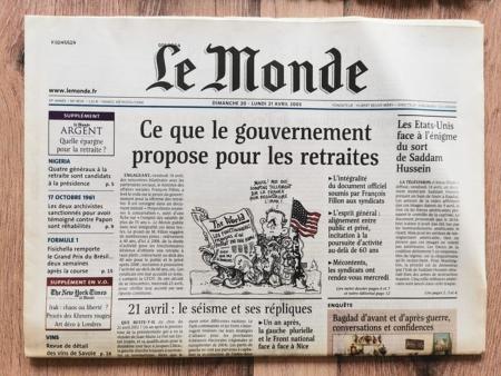 Journal du 21 avril 2003