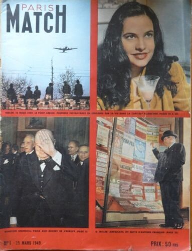Journal Paris match année 1949