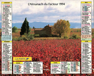 Calendrier anniversaire 1994