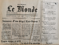 Journal de naissance LE MONDE 1984