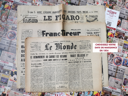 Journal de naissance 1954
