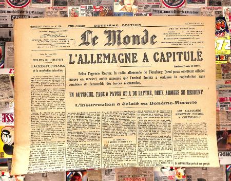 Journal Le monde 08/05/1945