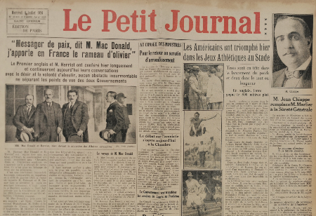 Journal de naissance 1924