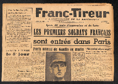 Journal Franc Tireur 25/08/1944