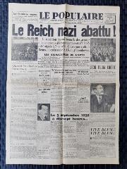 Journal Le Populaire 08/05/1945