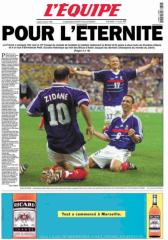 1998 | Journal l'quipe du 13 juillet