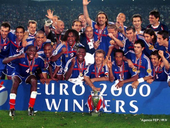 2000 la France championne d'europe de football